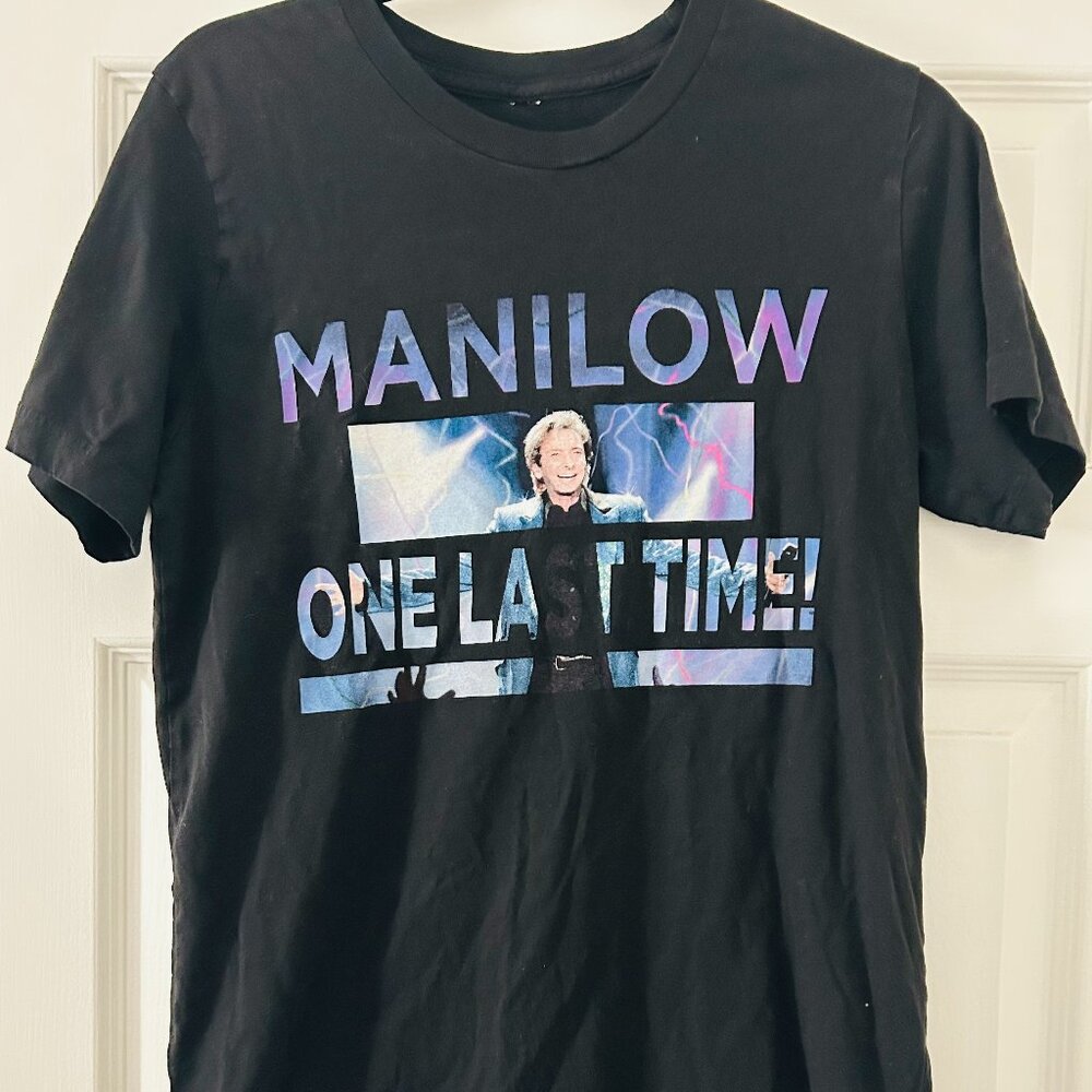 Barry Manilow One Last Time Tour 2015 Shirt Women's Size L